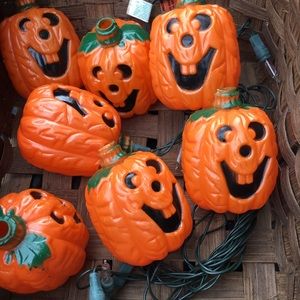 Vintage 80’s Strand Jack-O- Lanterns Qty 9 NWOB